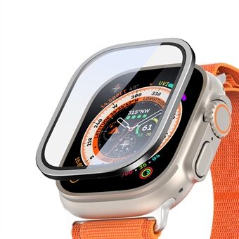 DUX DUCIS Watch Skärmskydd för Apple Watch Ultra 49mm, Aluminium Alloy Edge + High Aluminium-silikon glasfilm