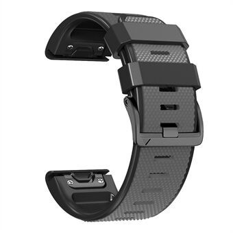 Diamond Texture Watch Band för Garmin Tactix 7 Pro / Fenix ​​​​7X / 6X Pro / 5X Plus , 26 mm tvåfärgad silikon sportrem