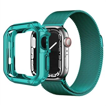 För Apple Watch Series 7 45 mm TPU Watch Protector Quick Release Sports Watch Fodral