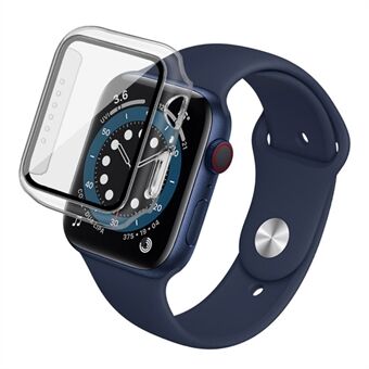 IMAK klockfodral för Apple Watch SE 44 mm / SE (2022) 44 mm / Watch Series 6 / 5 / 4 44 mm, Scratch med skärmskydd i HD-härdat glas