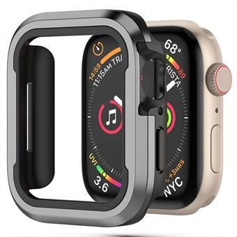 För Apple Watch Series 4 / 5 / 6 44 mm / SE 44 mm / SE (2022) 44 mm 2 i 1 Ram av aluminium + TPU Bumper Watch Fodral Fallbeständigt skyddande skydd - Multi