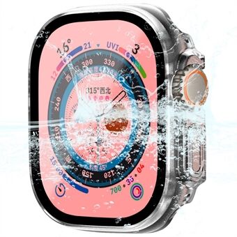 ENKAY HAT- Prince För Apple Watch Ultra 49 mm vattentätt fodral Skärmskydd i härdat glas Hård PC Fullt skydd Watch Cover