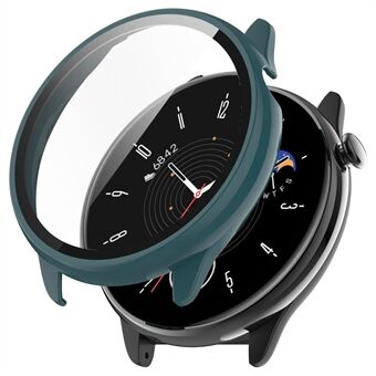 För Huami Amazfit GTR Mini (A2174) PC Watch-fodral med integrerat skärmskydd i härdat glas