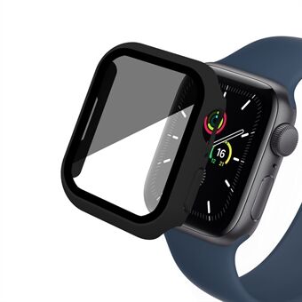 För Apple Watch Series 6/5/4/SE/SE (2022) 40 mm matt PC Watch-fodral med Spy av härdat glas