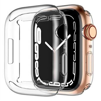 För Apple Watch SE (2022) 40 mm klockfodral Transparent TPU ihåligt skydd Anti Scratch Smart Watch Skyddsfodral