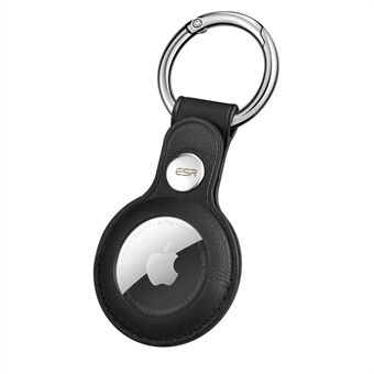 ESR Nyckelring i äkta läder Skyddsfodral till Apple AirTag - Svart