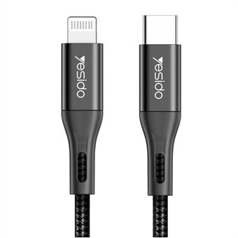 YESIDO CM11 MFi-certifierad USB C till Lightning-kabel 20W PD Snabbladdning Datasynkronisering Typ C-sladd