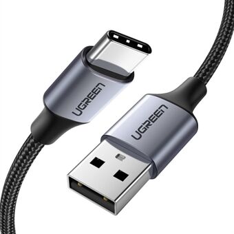 UGREEN 1m USB2.0 till Type-C 3A Max Quick av aluminiumskal Stöd för höghastighetsdataöverföring