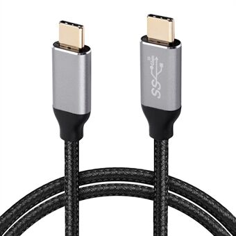 Stöd för 80 cm USB C-kabel Thunderbolt 3 Höghastighetsladdning 10 Gbps Dataöverföring Typ C-sladd