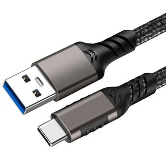 0,5 m USB 3.2 10 Gbps-kabel USB till Type-C-sladd SSD-hårddiskanslutning Kabel 3A 60W QC 3.0 Snabbladdning