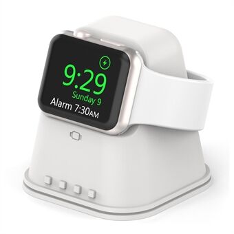 Stand Silikon Laddningsställ Stöd Nattduksläge för Apple Watch Series 5/4/3/2/1