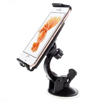 Universal roterande bilsugkoppshållare för iPhone 6 Plus / iPad mini 4, vertikalt räckvidd: 110-160 mm