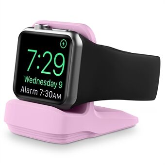 A040 För Apple Watch Silikonladdare Hållare Skrivbords Smart Watch Laddningsställ Bas.