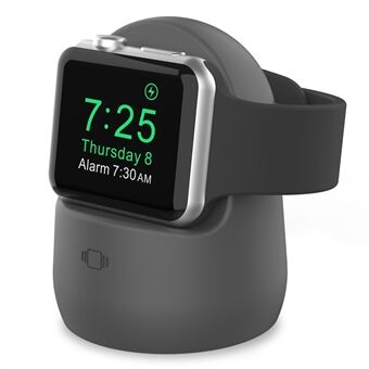 AHASTYLE PT63 för Apple Watch Silikon Watch Laddningsställ Anti-Slip Bordsladdare Stand