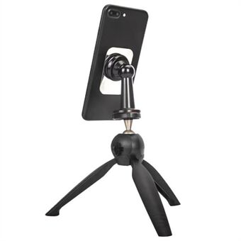 YUNTENG YT-228N Mini bärbar Selfie-stativ 1 / 4 skruvgänga gränssnitt Mobiltelefon SLR-kamera hållare ställning