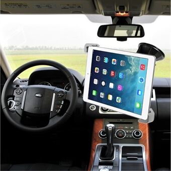 Universal sugkoppshållare för bilmontering för iPad Samsung Etc Tabs, Bredd: 17,7-27 cm