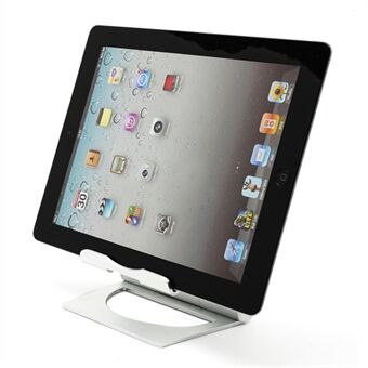 Stand i massiv aluminium för Apple iPad / Tablet PC / Mobiltelefon - Silverfärgad