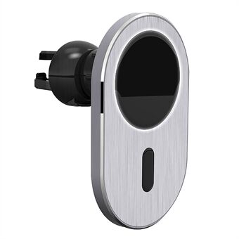 15W vertikalt magnetiskt trådlöst billaddarfäste för iPhone 12 / Pro / Max / Mini Magsafe Stand