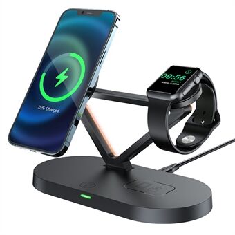 ACEFAST E9 Stand 3-i-1 trådlös laddningshållare för iPhone Apple Watch AirPods