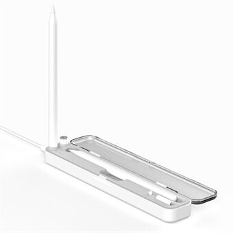 P1 för Apple Pencil 2:a / 1:a generationens förvaringsfodral Trådlös laddningslåda 2-i-1 Bärväska Magnetisk design pennhållare