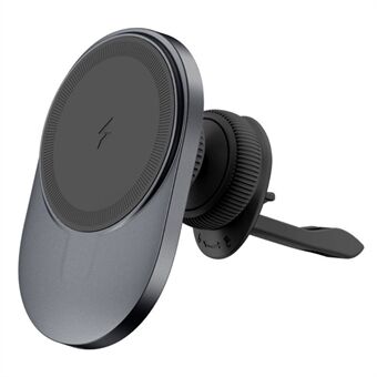 ZHX-CW01 Car Magnetic Wireless Charger for iPhone 12 / 13 / 14 Series Magnetic Charger Phone Mount Holder - Black