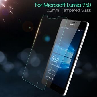 0,3 mm skärmskyddshärdad film för Microsoft Lumia 950 Arc Edge