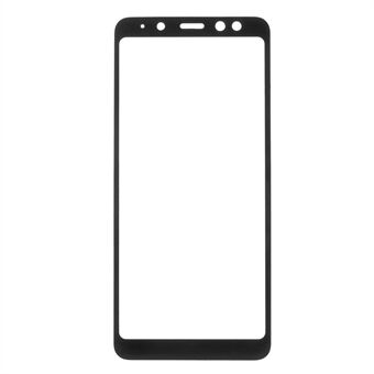 Fulltäckande skärmskydd i härdat glas till Samsung Galaxy A8 (2018) - Svart