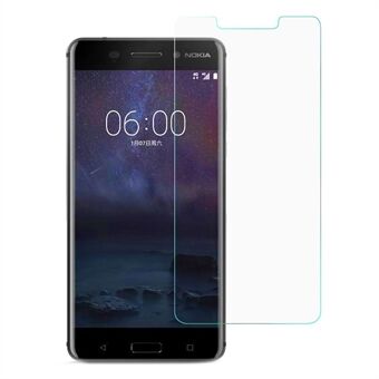 Skärmskydd för mobiltelefon härdat glas 0,3 mm (Arc Edge) för Nokia 6 (2018)