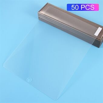 50PCS / Lot 0,3 mm Arc Edge härdat glas skärmskyddfilm för iPad 4/3/2