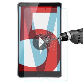 HAT Prince för Huawei MediaPad M5 8 (8,4 tum) 0,33 mm 9H 2,5D Arc Edge Skärmskyddsfilm i härdat glas