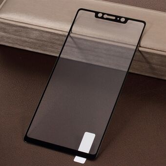 Silketryck Skärmfilm i härdat glas i full storlek för Xiaomi Mi 8  - svart