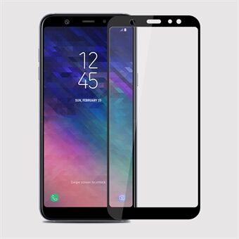 Svart - MOFI 2.5D 9H Skärmskydd i härdat glas i full storlek för Samsung Galaxy A6 (2018)