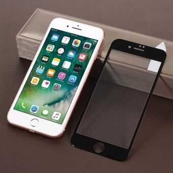 RURIHAI 3D Carbon Fiber HD Clear Sprickfasta kanter i full storlek härdat glasskydd för iPhone 8/7
