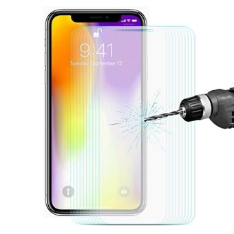 ENKAY 10ST / Set 0,26 mm 9H 2,5D Arc Edge Skärmskydd i härdat glas för iPhone (2019) 6,5 "/ XS Max 