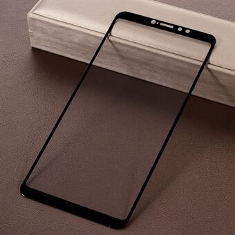 RURIHAI 0.26mm 2.5D böjt härdat glas skärmskydd i full storlek för Xiaomi Mi Max 3 - Svart
