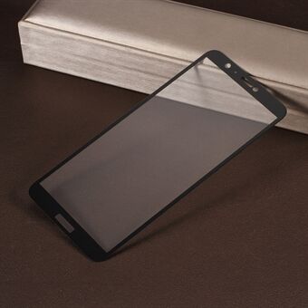 5D böjt skärmskydd i härdat glas i full storlek för Huawei P Smart / Enjoy 7S - Svart