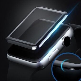 MOCOLO för Apple Watch Series 4 40 mm härdat glas helskärmsskydd 3D Arc Edge 9H Anti-explosion