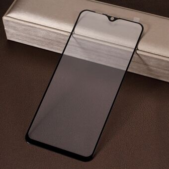 För Samsung Galaxy M20 Silketryck Helskärmstäckning Härdat glasskydd
