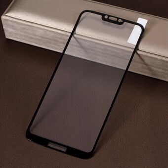 Full storlek silketryck skärmskyddfilm i härdat glas (full lim) för Motorola Moto G7 Power