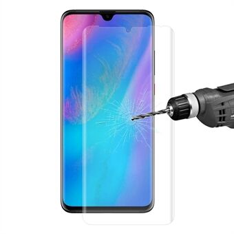 HAT Prince för Huawei P30 Pro 3D Helskärmstäckande Hot Bending Edge Lime Härdat glasskydd 0,26 mm