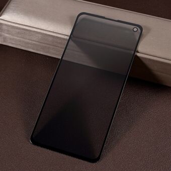 Böjt [Anti-peep] Fulltäckande skärmskydd i härdat glas för Samsung Galaxy S10e - Svart