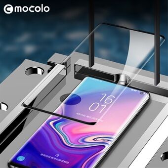MOCOLO 3D Full Screen Curved Tempered Glass Screen Protector (Fingerprint Unlock) for Samsung Galaxy S10 Plus