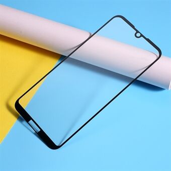 9H Curved Full Size Silk Print Tempered Glass Screen Protector for Huawei Y5 (2019) / Honor 8S
