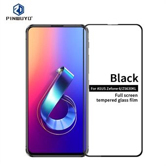 PINWUYO Full Screen Tempered Glass Shield Anti-explosion for Asus Zenfone 6 ZS630KL