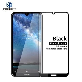 PINWUYO Anti-explosion Full Size 2.5D 9H Tempered Glass Screen Protector for Nokia 2.2