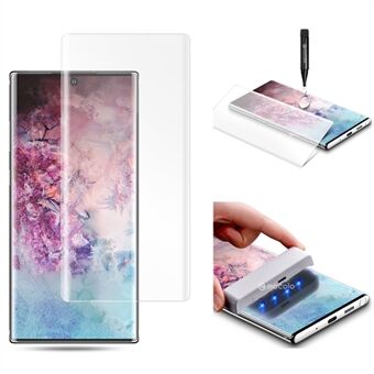 MOCOLO for Samsung Galaxy Note 10 Plus / Note 10 Plus 5G 3D Curved [UV Light Irradiation] Full Cover Tempered Glass Screen Protector UV Film