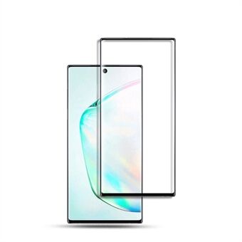 AMORUS 3D Full Coverage Curved Tempered Glass Screen Film (Fingerprint Unlock) for Samsung Galaxy Note 10 Plus/10 Plus 5G