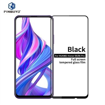 PINWUYO Full Size 2.5D Arc Edge Tempered Glass Screen Protector Anti-explosion for Huawei Honor 9X (For China) / Honor 9X Pro