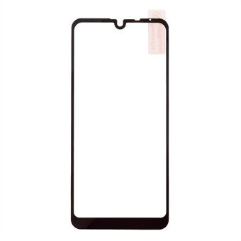 Silk Printing Tempered Glass Full Size Screen Protection Film (Full Glue) for LG Q60