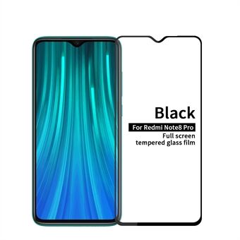 PINWUYO Full Covering Anti-explosion Tempered Glass Screen Protector for Xiaomi Redmi Note 8 Pro